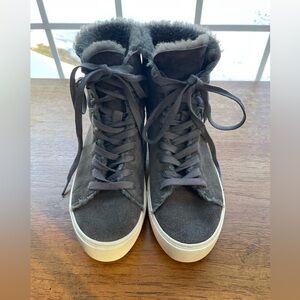 UGG Beven Grey Hi-top Boot/Sneaker size 7.5